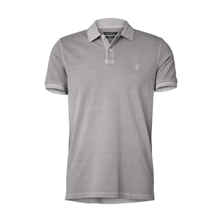 Marc O'Polo Herren Kurzarm-Poloshirt aus Bio-Baumwolle Regular Fit, Grau (Griffin), S S 902, S 902