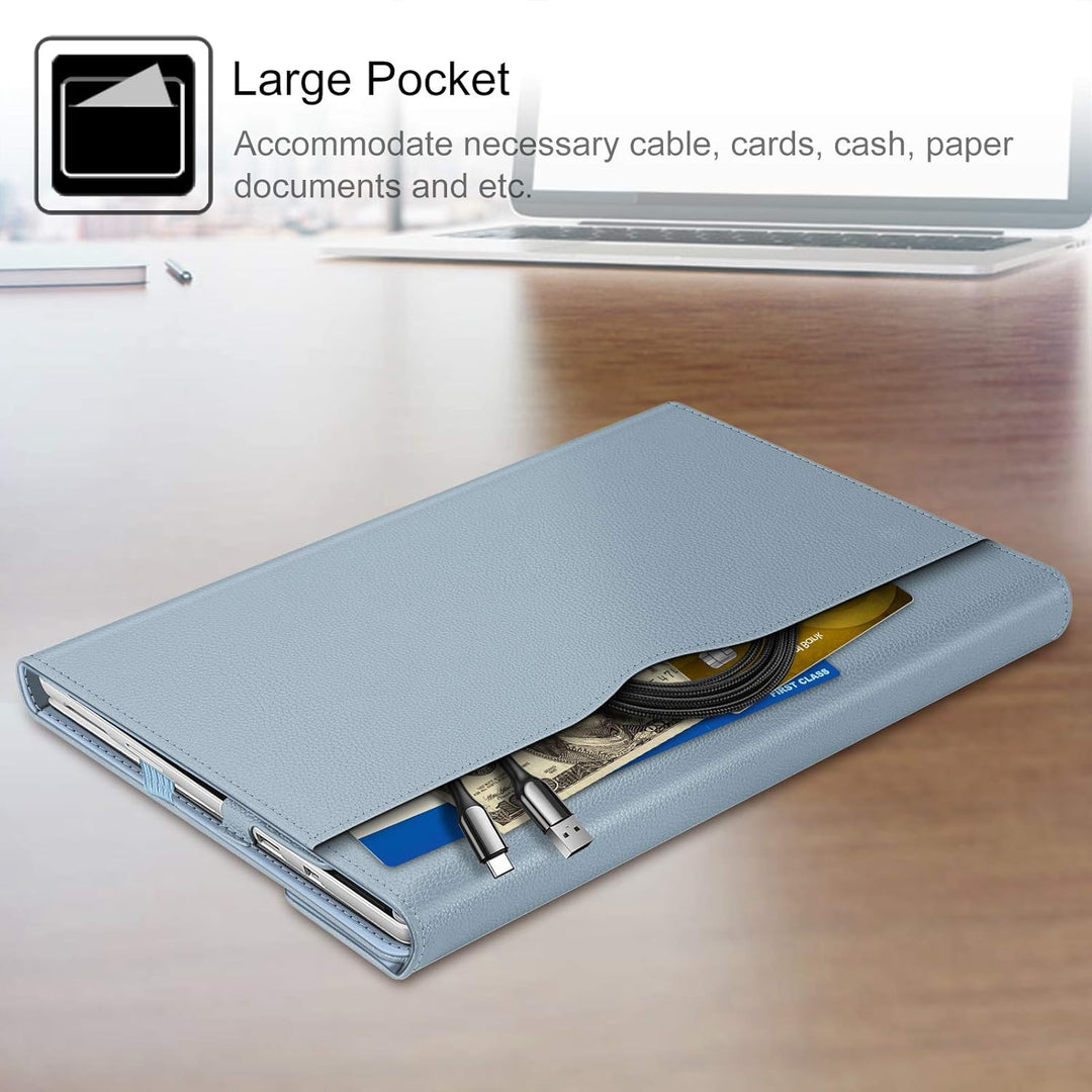 Fintie Hülle für Microsoft Surface Pro 7+ / 7/6 / 5/4 / 3 - Multi-Sichtwinkel Kunstleder Tasche Schu