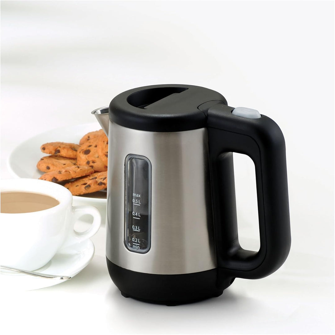Kenwood 0WJKM07602 Mini- Wasserkocher (670-800 Watt / 0,5 Liter / Edelstahl) silber