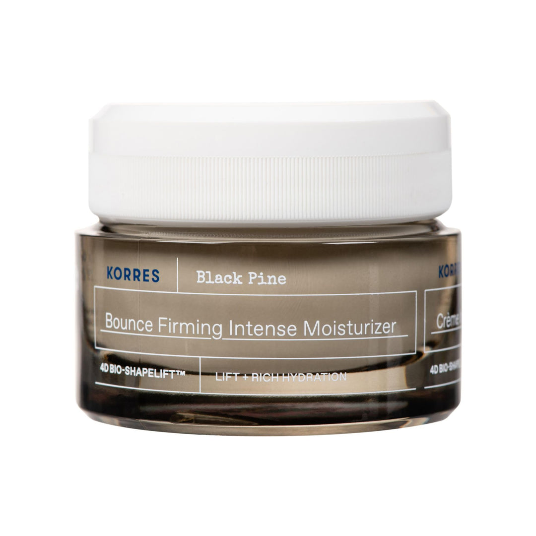 KORRES BLACK PINE 4D Bio-ShapeLift Straffende, intensiv feuchtigkeitsspendende Creme vegan (trockene