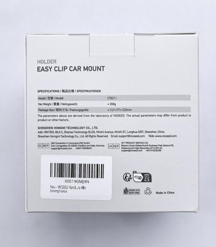 [𝙐𝙥𝙜𝙧𝙖𝙙𝙚 𝙎𝙖𝙪𝙜𝙠𝙧𝙖𝙛𝙩] VICSEED Handyhalterung Auto [Fällt Nie ab] 3 in 1 Kfz Handyhalter Saugnapf & Lüf