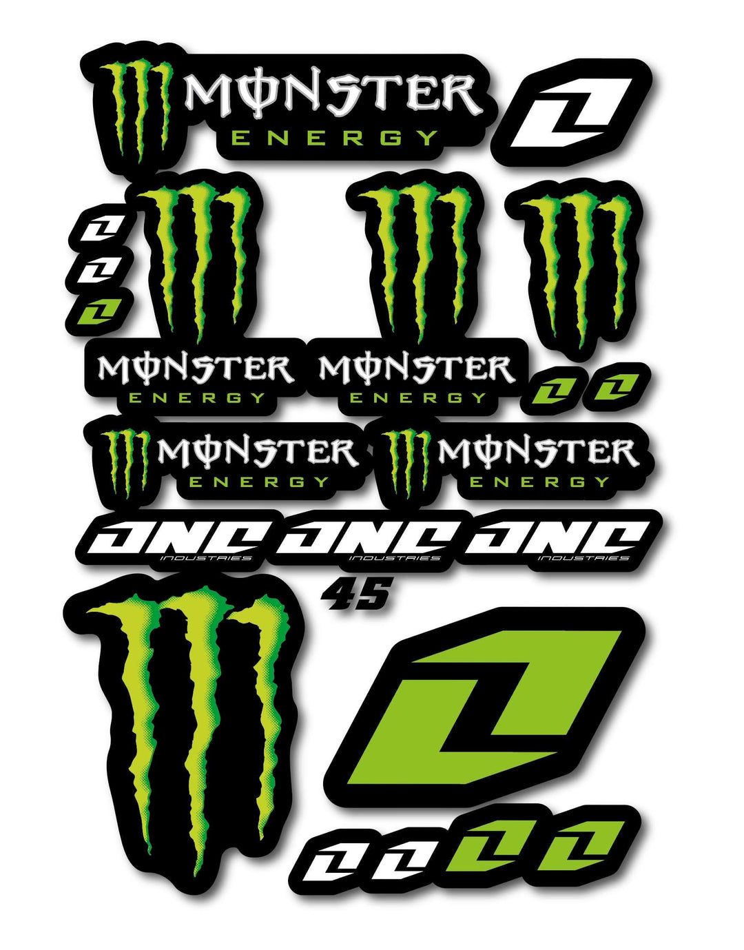 Monster Energy Aufkleber – Motorradaufkleber – Quad-Aufkleber – Motocross – für Motorräder, Autos, H
