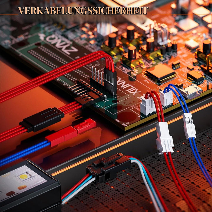 PEBA JST PH 2.0 Crimpzange,JST Crimper 0,03-0,5mm²/AWG32-20 mit 24 Stile JST-PH 2.0mm Steckverbinder