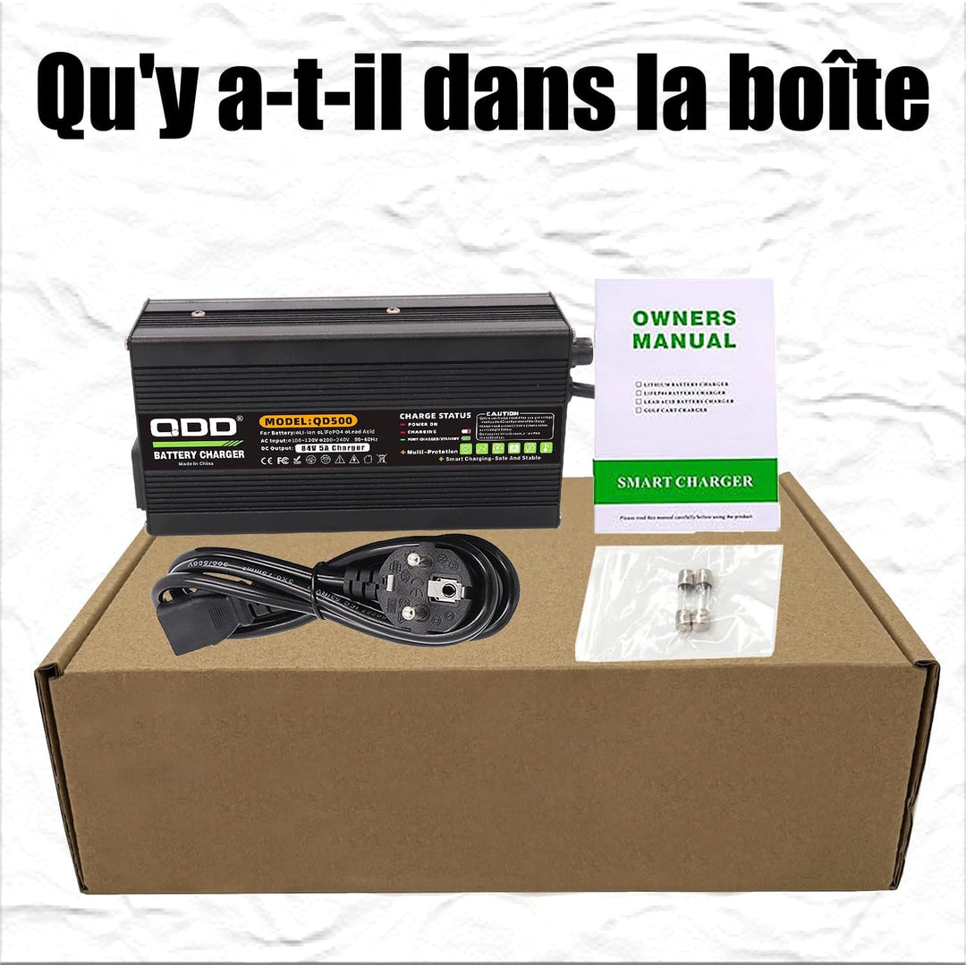 QDD Akku-Ladegerät 84 V 5 A für Elektromotorrad, Lithium-Akku-Pack 72 V 20S, Universal-Schnellladege