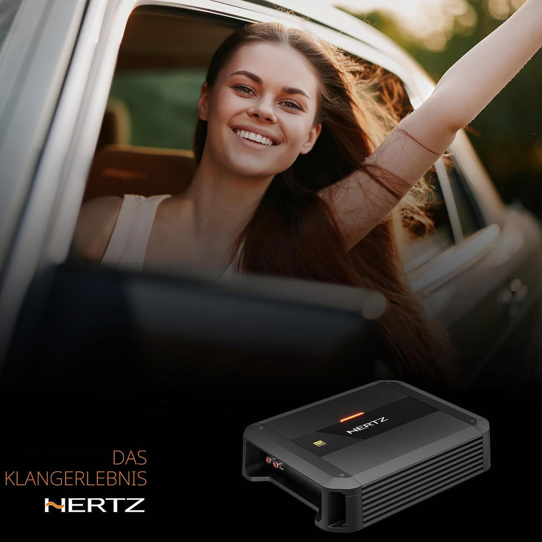 Hertz Dieci Power DP 2.200 2-Kanal Class-AB Verstärker, 2x130W RMS bei 2 Ohm, Hi-Res Audio, 10 Hz bi