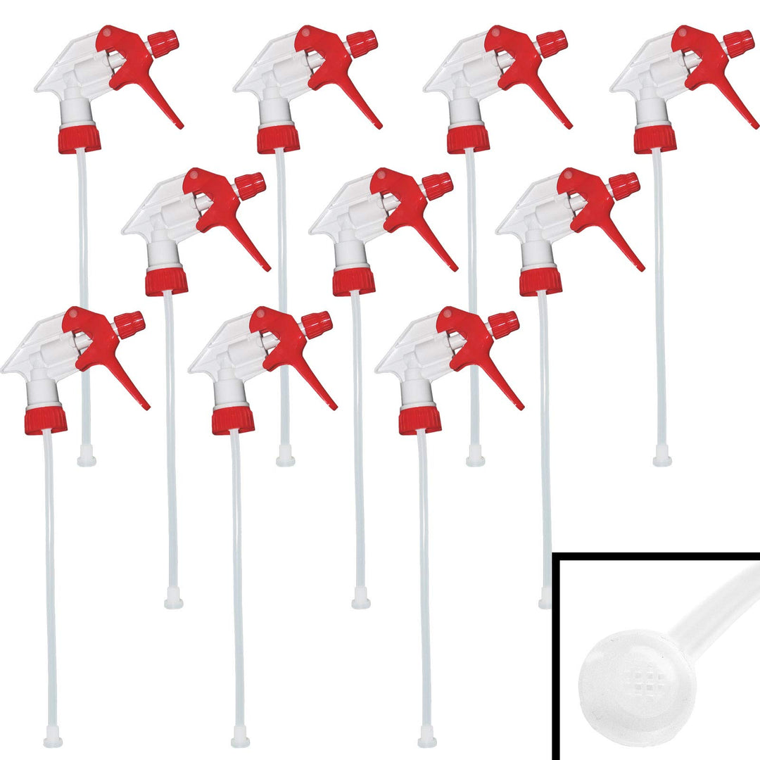 CANYON CanyonCHS-3A Profi 10x Sprühkopf rot Weiss lösemittelbeständig mit Sieb und 1,1 ml pro Sprühs