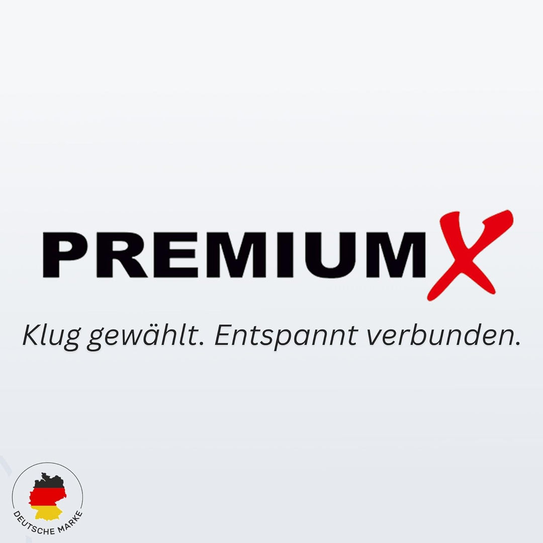 PremiumX 100m Profi Koaxialkabel Schwarz 135dB 4-Fach REINES Kupfer Koax Kabel Satellitenkabel SAT A