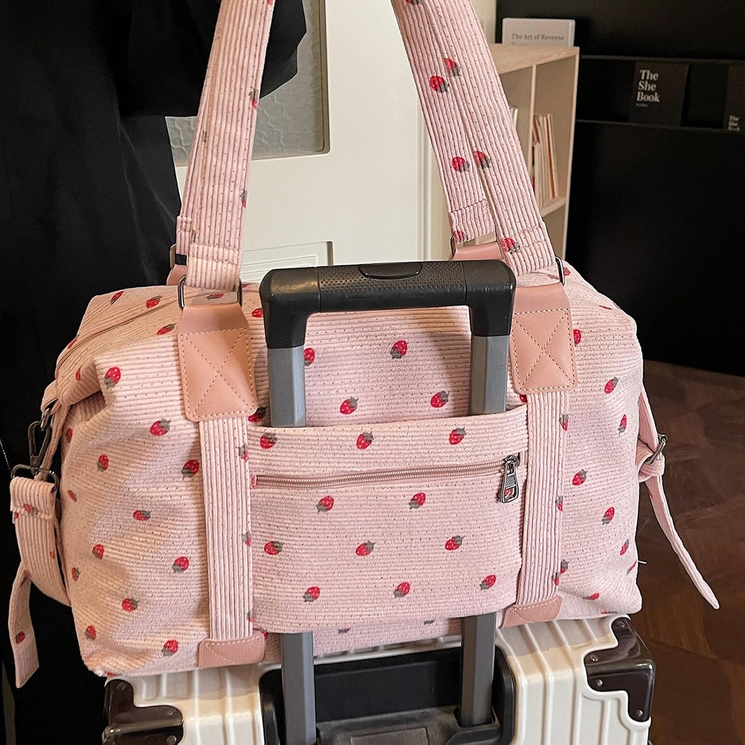 Sporttasche Mädchen Reisetasche Damen Schwimmtasche Cord Sporttasche Kinder Fitness Tasche Weekender