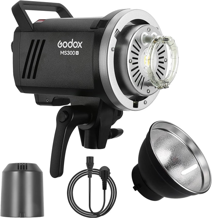 Godox MS300-V GN58 300W Studioblitz, COD LED Modellierlampe, 2.4G Wireless X System 5600K Monolight