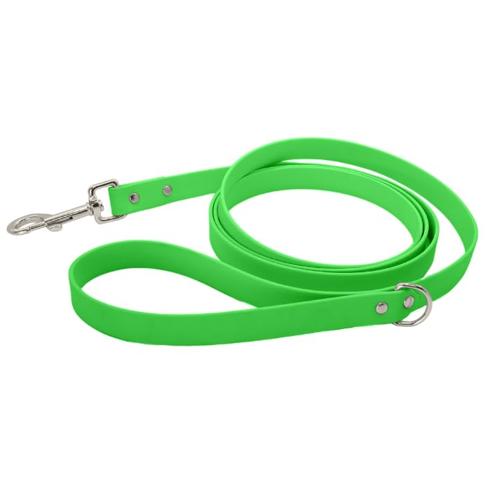 2m Biothane Führleine mit Handschlaufe | 19mm Breite für kleine, mittelgrosse & grosse Hunde | weich