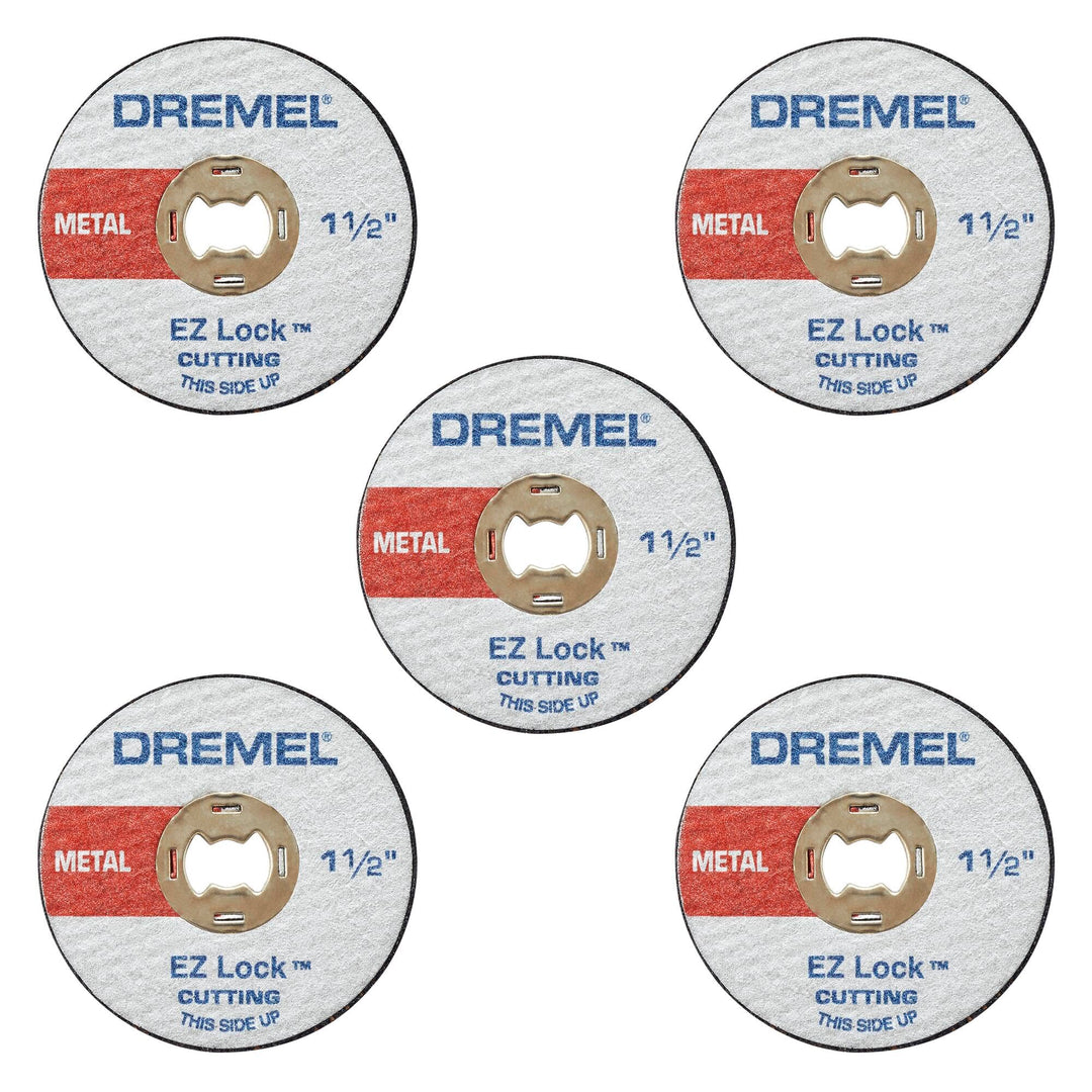 Dremel EZ456 5 Count 1,5 Zoll EZ Lock Cutoff Wheels 5-Piece EZ Lock – Glasfaserverstärkt Schneiden v