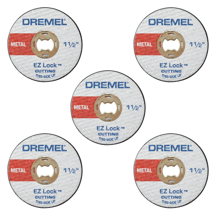 Dremel EZ456 5 Count 1,5 Zoll EZ Lock Cutoff Wheels 5-Piece EZ Lock – Glasfaserverstärkt Schneiden v