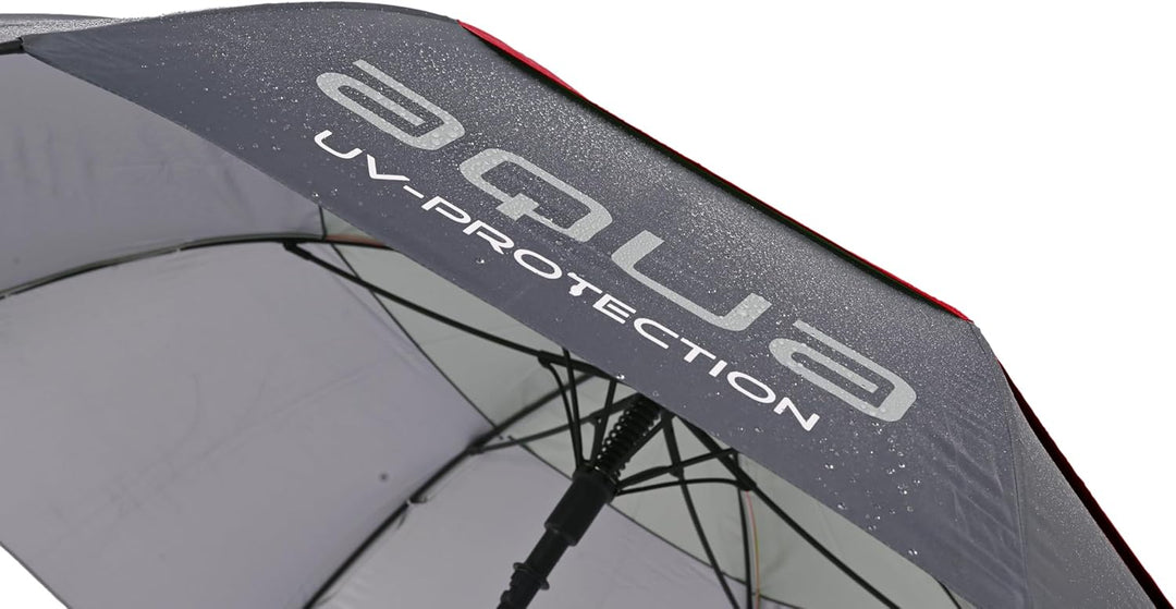 BIG MAX I-Dry Aqua Golf Regenschirm mit UV Schutz - 100% Wasserdicht (Rot)