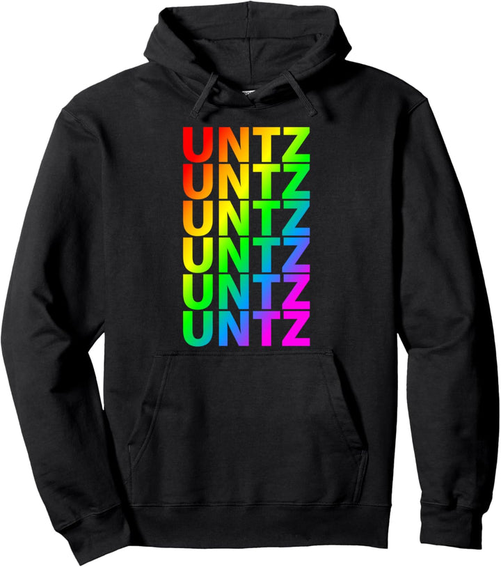 UNTZ UNTZ Techno Regenbogen LGBT edm | rainbow rave Raver Pullover Hoodie