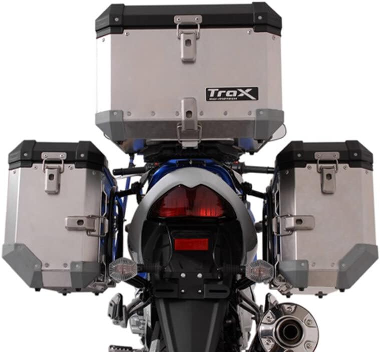SW-MOTECH EVO Kofferträger, QUICK-LOCK Funktion, Schwarz für Suzuki GSF650/650S/1200/1250,GSX650/125