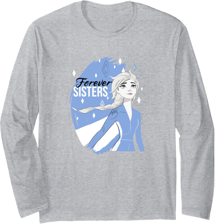Disney Frozen 2 Elsa Forever Sisters Portrait Langarmshirt