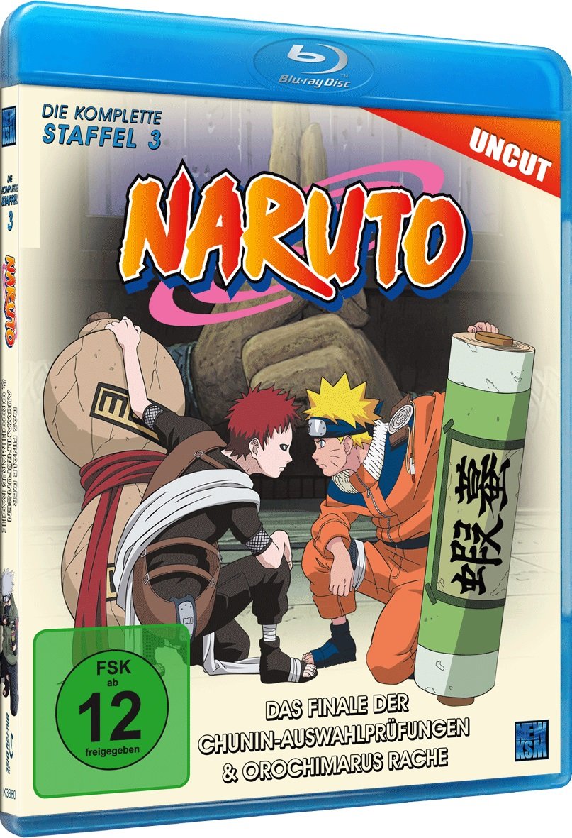 Naruto - Staffel 3: Das Finale der Chunin-Auswahlprüfungen & Orochimarus Rache (Episoden 53-80, uncu