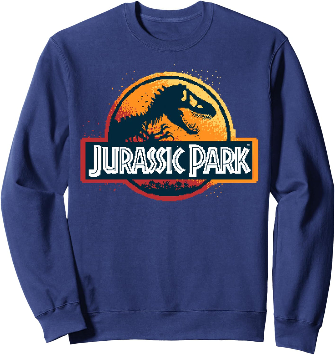 Jurassic Park Pixel Art Logo Sweatshirt
