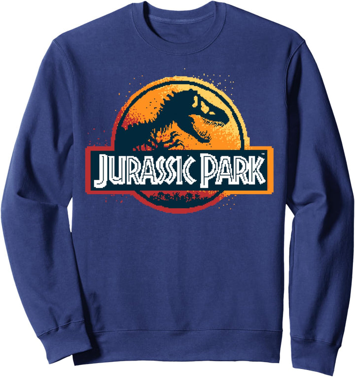 Jurassic Park Pixel Art Logo Sweatshirt