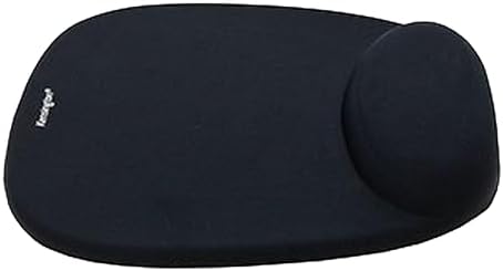 Kensington Comfort Gel-Mauspad mit Handgelenkauflage, Schwarz (K62386AM) Mauspad mit Handballenaufla