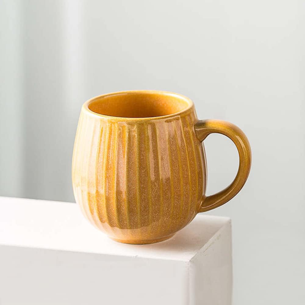 Saumo 480ml Hochwertige Handgefertigte Kaffeetasse aus Porzellan - Kaffee & Tee Tasse in Modern Vint