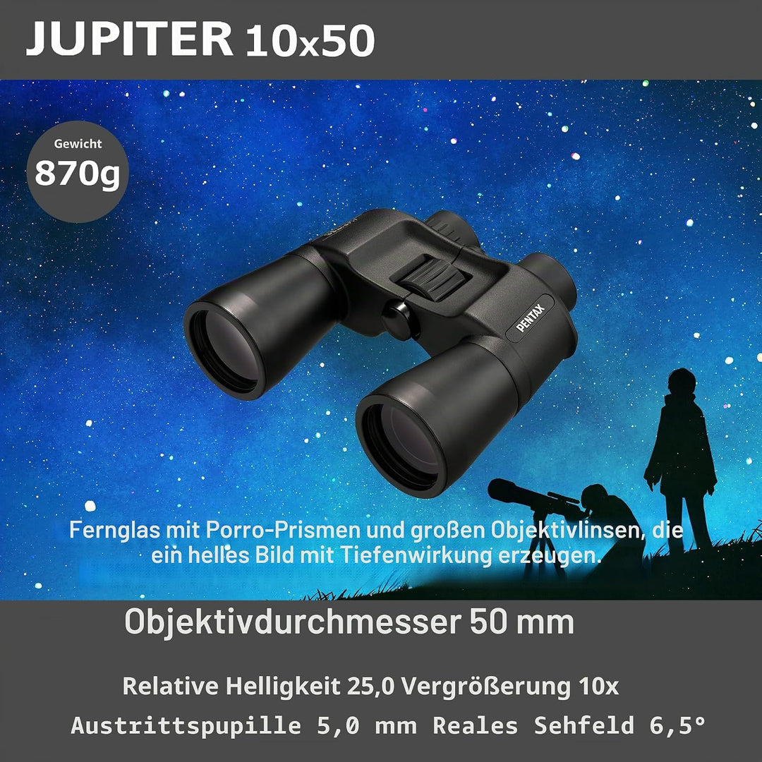 Pentax Jupiter 10x50 Das universelle Fernglas der Jupiter Serie 65912 Jupiter 10x 50, Jupiter 10x 50