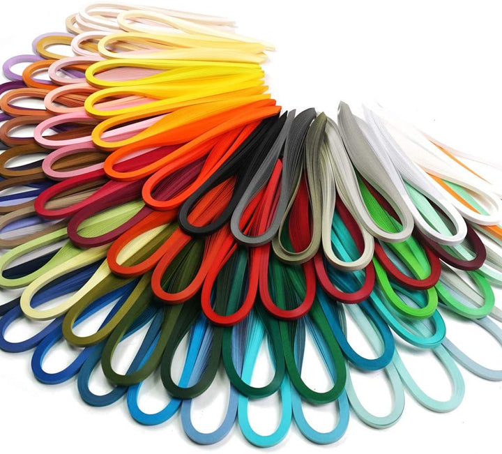 JUYA Papier Quilling Sets von Tant 72 Farben und 72 Packungen, Papierbreite: 1,5mm 72 Farben Breite