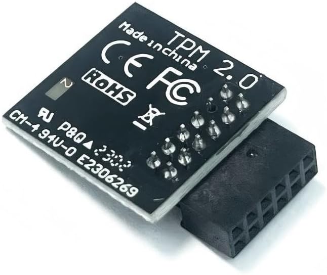 JINTAI TPM 2.0Modul SPI 12Pin mit Infineon SLB9670 Windows 11 Upgrade Ersatz für MSI für MPG B550 Ga