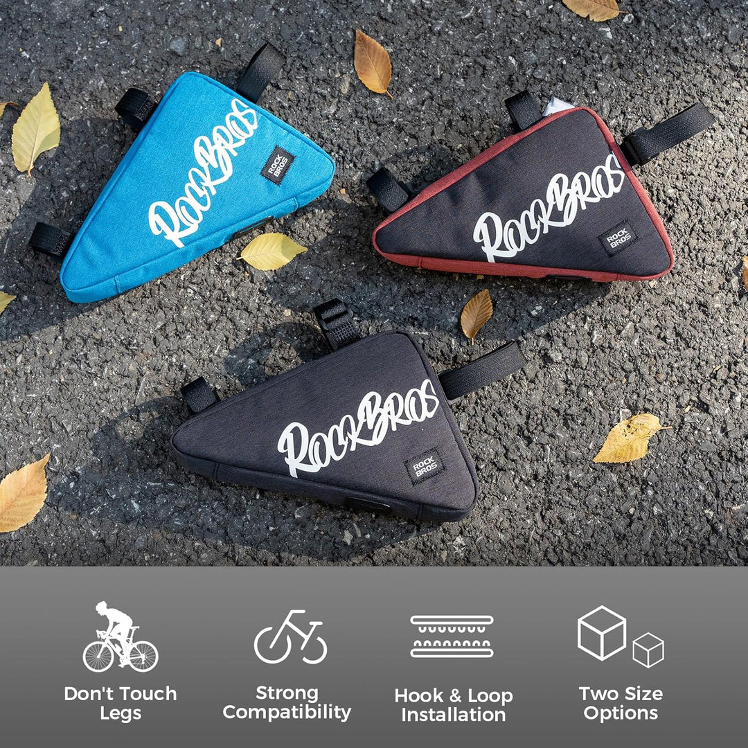 ROCKBROS Rahmentasche Fahrrad Dreieckstasche für MTB Rennräder Ebike Triangle Bag Fahrradtasche Rahm