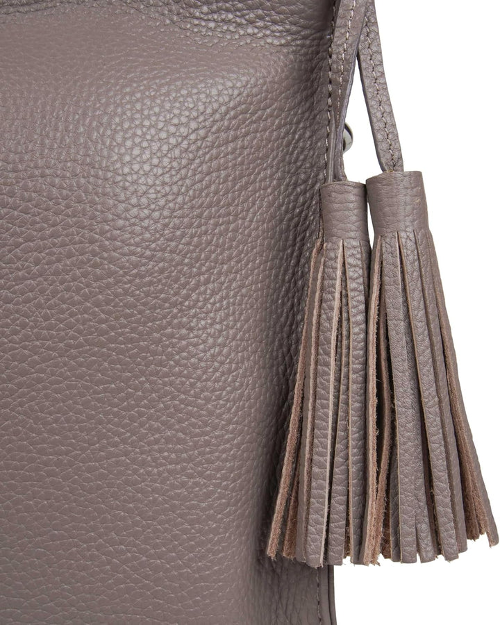 Gerry Weber - cadiz handbag lhz Grau 38,00X24,00X12,00 CM Farbe:grau / Material:polyester,cow Leathe