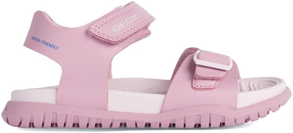 Geox Mädchen J Fommiex Gir Sandal 28 EU Dk Pink Lt Lilac, 28 EU Dk Pink Lt Lilac