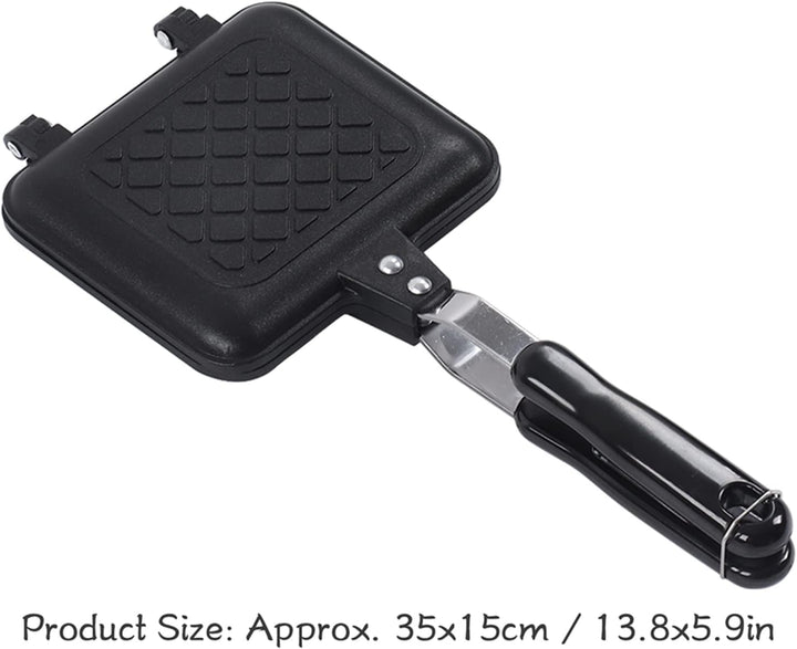 Ejoyous Heisser Sandwich-Maker, Antihaft-Panini-Pfanne, Sandwich-Pfanne, Frühstück, Doppelseitige Br