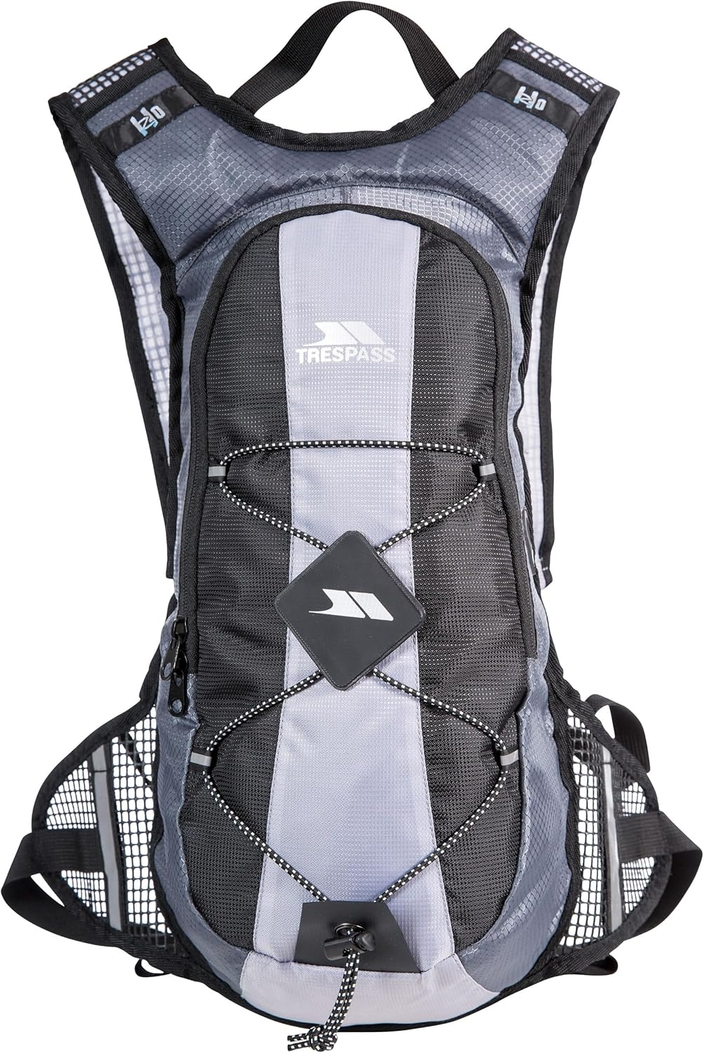 Trespass Mirror, Rucksack 15 Liter mit Hüftgurt & 2 Liter Wasserreservoir / Trinkblase / Hydration P