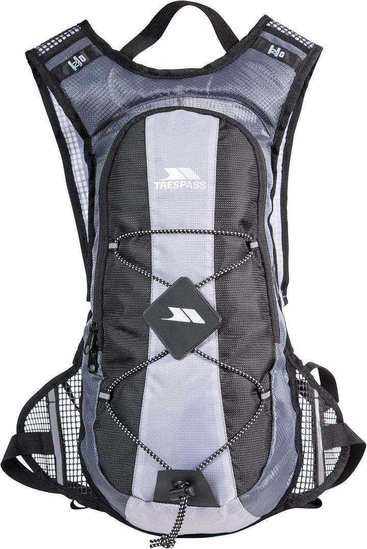 Trespass Mirror, Rucksack 15 Liter mit Hüftgurt & 2 Liter Wasserreservoir / Trinkblase / Hydration P