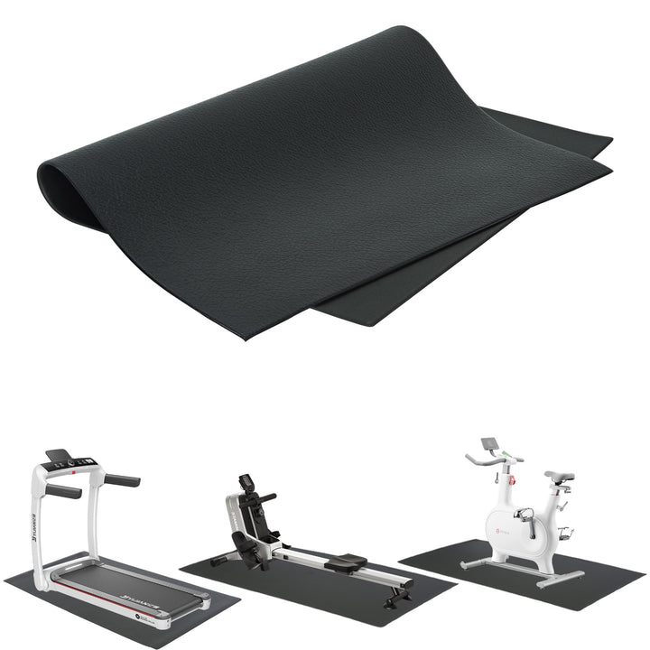 AKOZLIN Bodenschutzmatten, 6mm Hochdichte PVC-Bodenschutzmatten für Sportgeräte, Fitnessgeräte und L