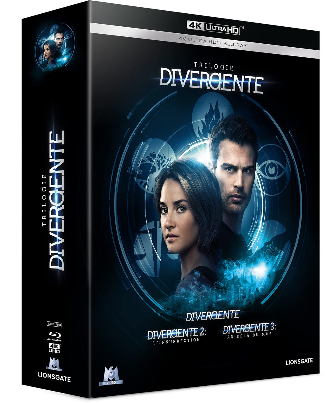 Divergente - trilogie 4k ultra hd [Blu-ray] [FR Import], Blu-ray