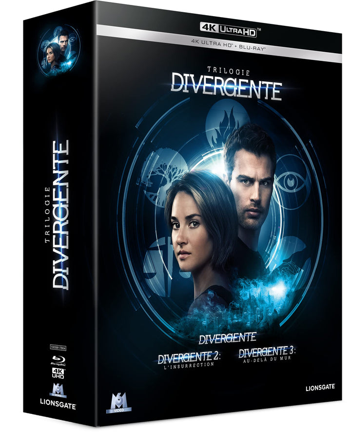 Divergente - trilogie 4k ultra hd [Blu-ray] [FR Import], Blu-ray