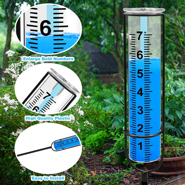 Regenmesser für den Aussenbereich, frostsicherer Regenmesser, Wassermesser für Regenmesser, höhenver