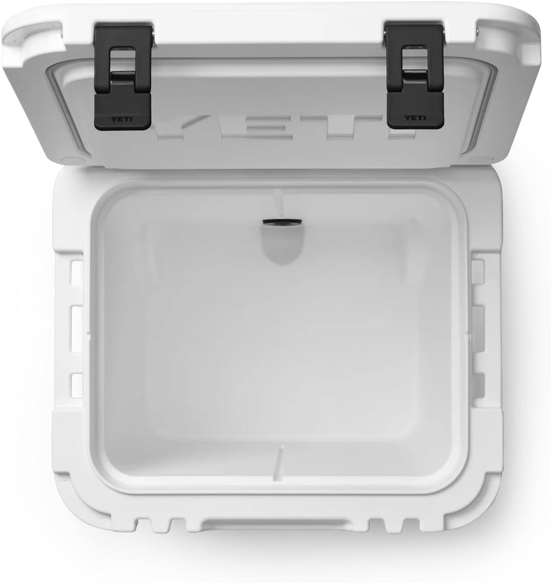 YETI Roadie 48 Rollkühler mit einziehbarem Periskopgriff Weiss, Weiß