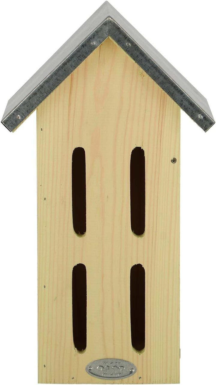 Esschert Design Schmetterlingskasten, Schmetterlingshaus, Kasten für Schmetterlinge, Blechdach, ca.