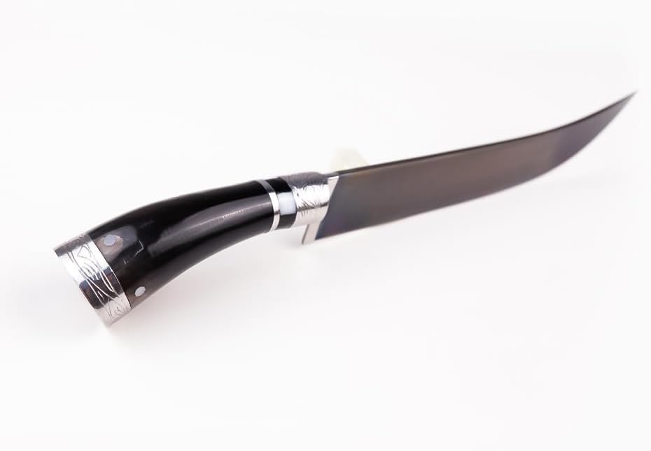 Usbekisches Kochmesser Klingen Kohlenstoffstahl Hartstahl Pchak Premium Küchenmesser inkl. Schutzhül