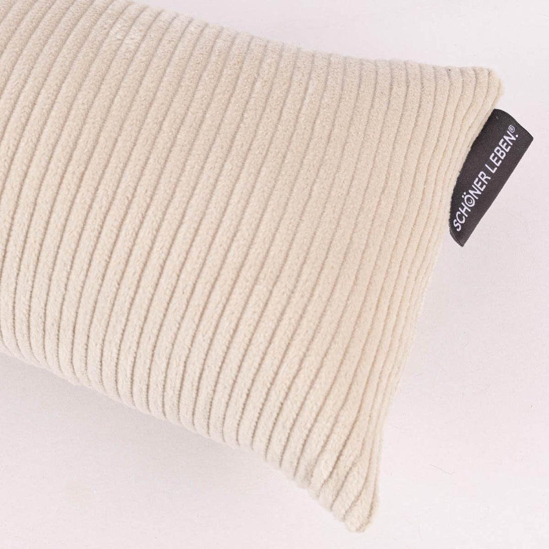SCHÖNER LEBEN. Zugluftstopper Baumwollcord grob Hellbeige div Grössen, Auswahl:110cm Länge ca. 110x1