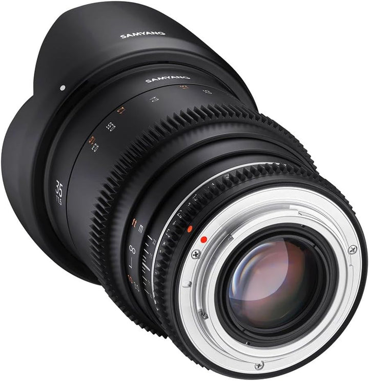Samyang Weitwinkel Cine- und Video Objektiv MF 35mm T1,5 VDSLR MK2 – lichtstark T1,5 kompatibel mit