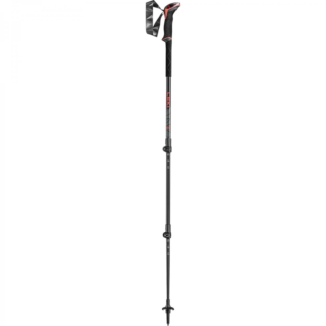 LEKI Makalu Stöcke bright red-black-dk anthracite 110 - 145 cm, bright red-black-dk anthracite 110 -