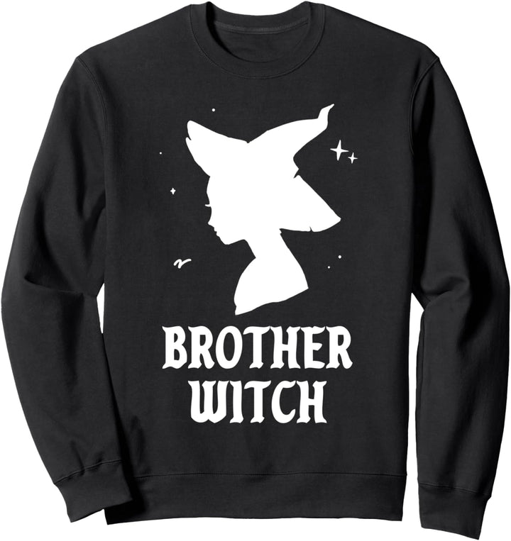 Bruder Hexe Spooky Gotik Matching Group Halloween Kostüm Sweatshirt