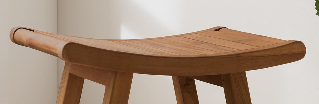 Destiny SPA & Living Badezimmerhocker Japan mit Zwischenboden Hocker Teak Japan