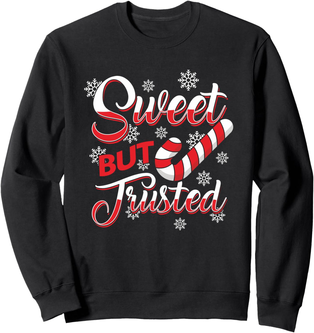 Sweet But Twisted Lollipop Süsse Zuckerstange Weihnachten Sweatshirt