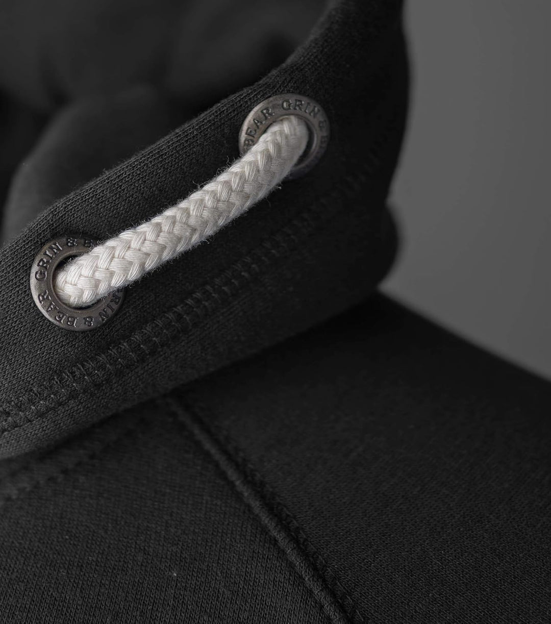 Grin&Bear Hoodie Herren Sweatshirt GEC484, Schwarz