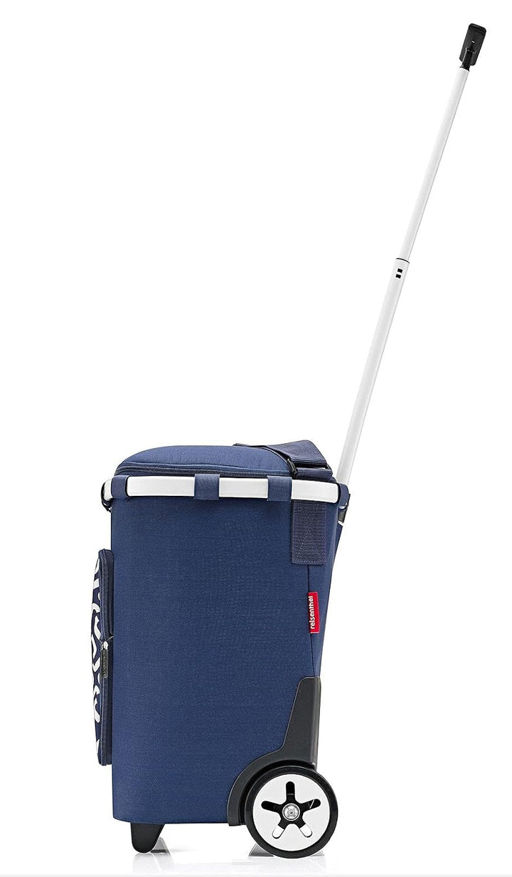 Reisenthel Carrycruiser Plus Einkaufstrolley Signature Navy blau Polyestergewebe, Aluminiumrahmen, w