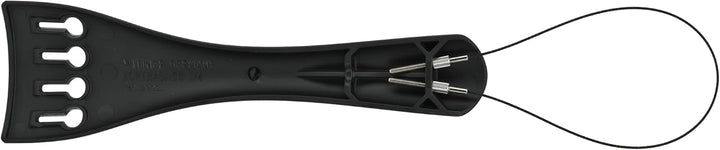 Wittner 265141, Kontrabass Saitenhalter Ultra 1/4, Hi-Tech Kunststoff, ultraleicht, mit Anhängesaite